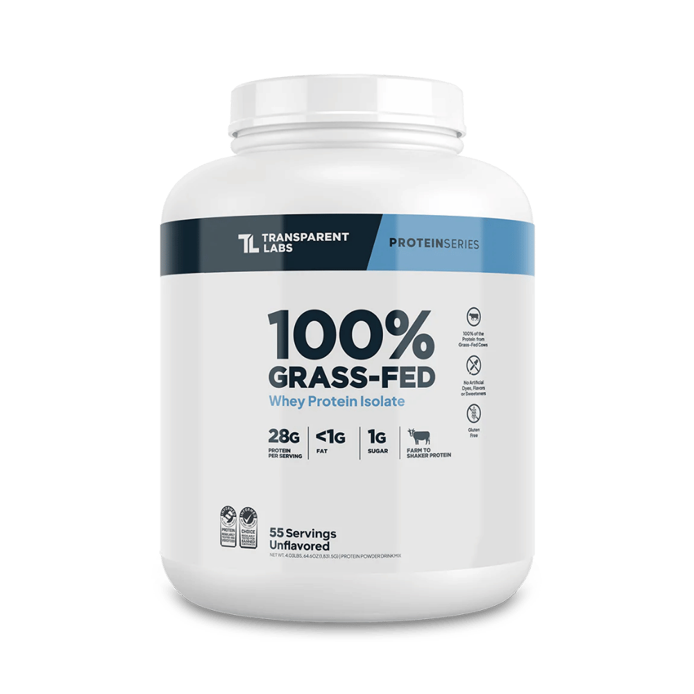 100% Grass-Fed Whey Isolate 4lb