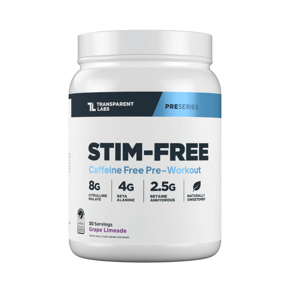 Transparent Stim-Free Pre