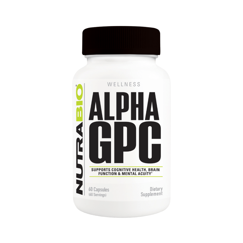 NutraBio Alpha GPC 600mg 60 caps