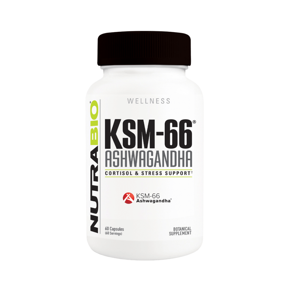 NutraBio Ashwagandha KSM-66 600mg 60 cap