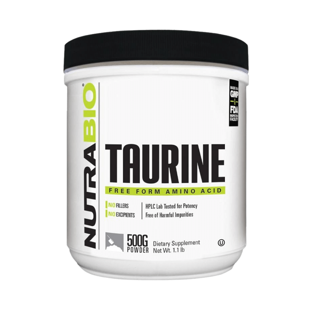 NutraBio Taurine Powder 500g