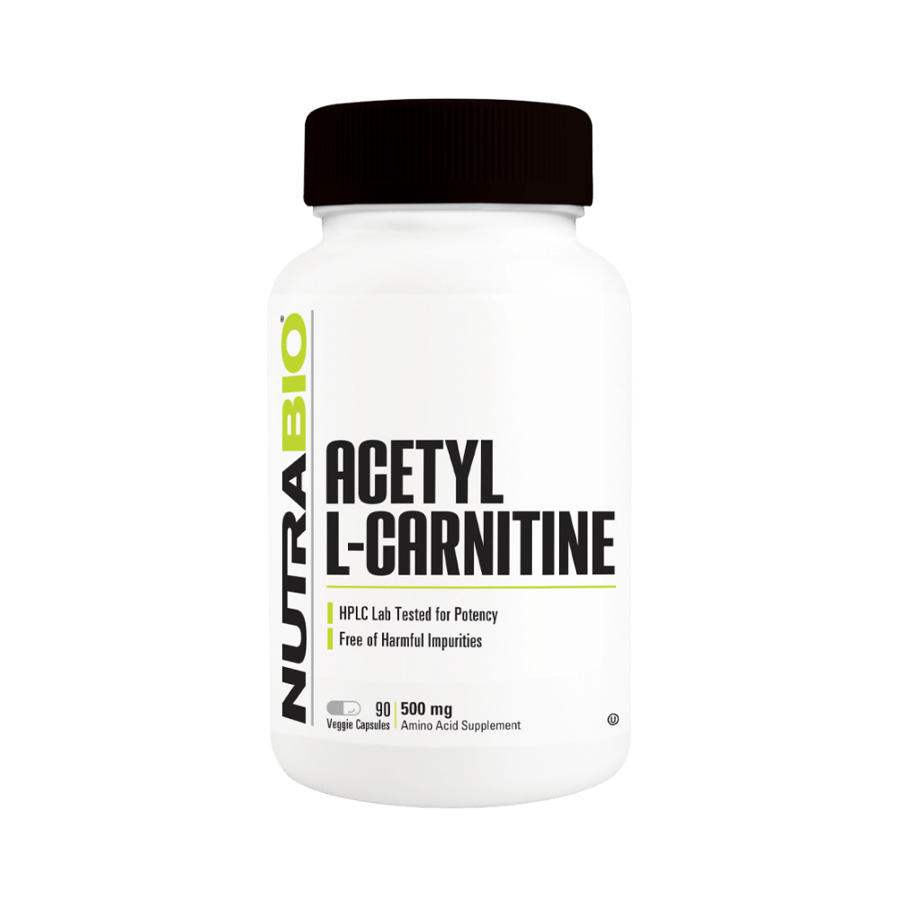 NutraBio Acetyl L-Carnitine 500mg 90 cap