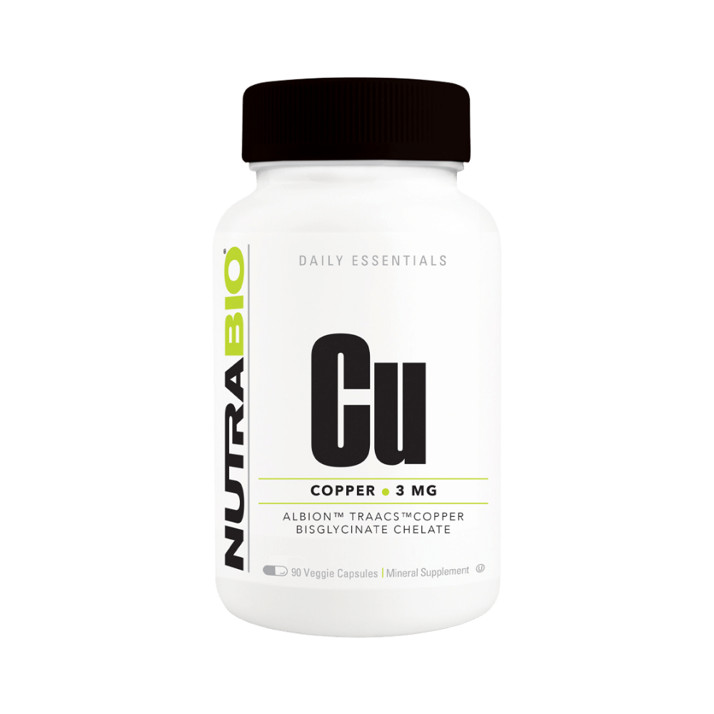 NutraBio Copper Chelate 3 mg 90 caps