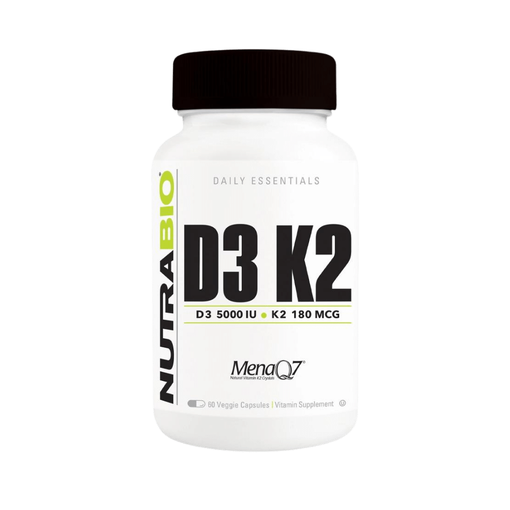 NutraBio D3 K2 60 caps