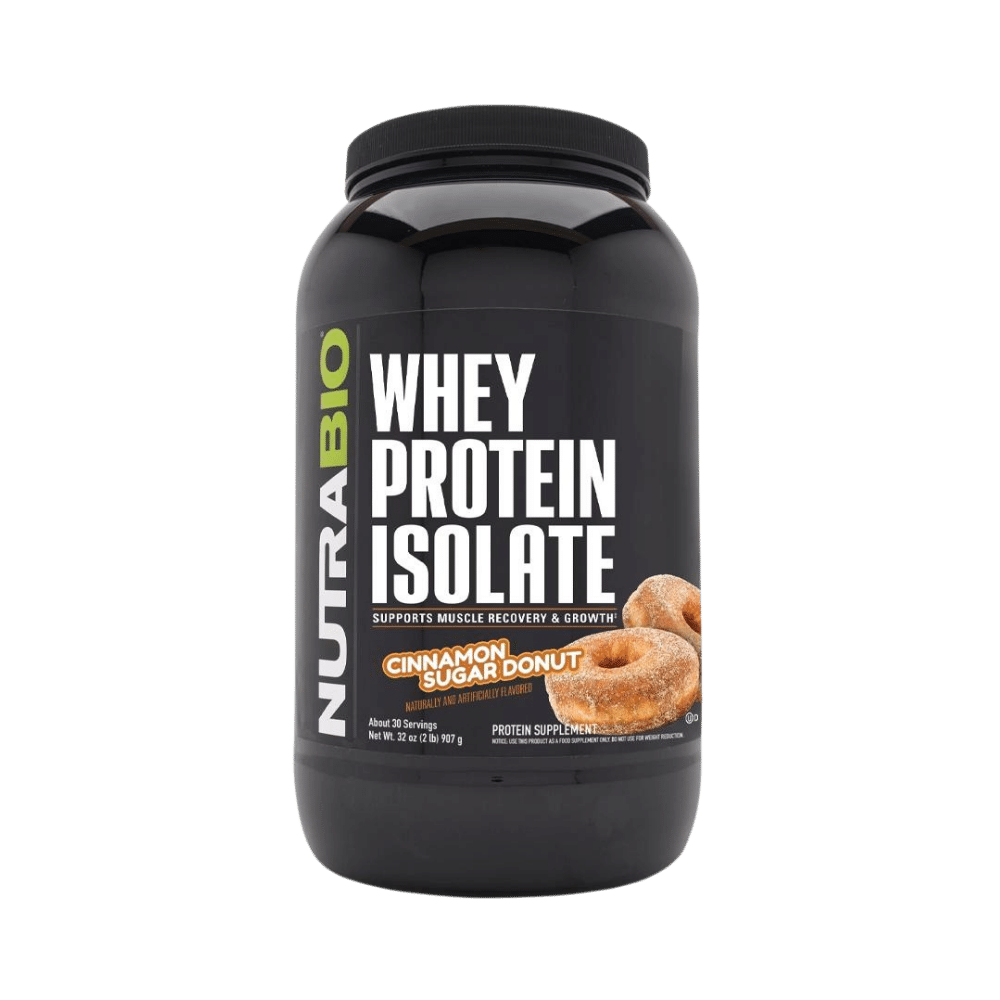 NutraBio 100% Whey Protein Isolate – 2lb