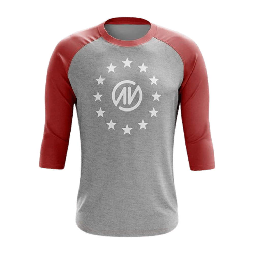 NutraOne Gray/Red 3/4 Shirt
