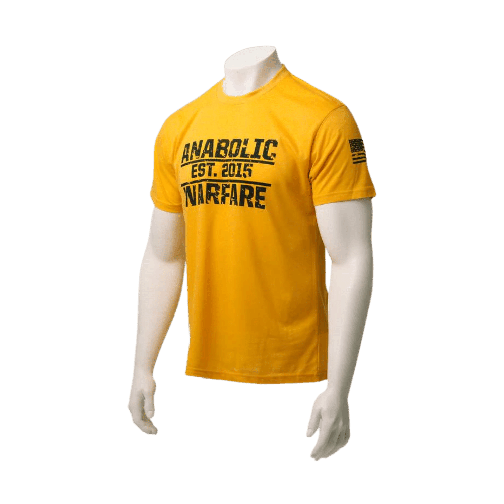 Anabolic Warfare Est. Shirt Yellow