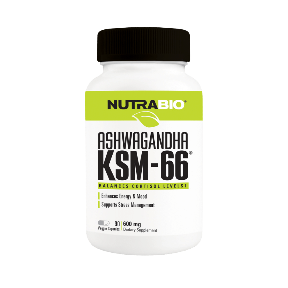 NutraBio Ashwagandha KSM-66 600mg 90 cap