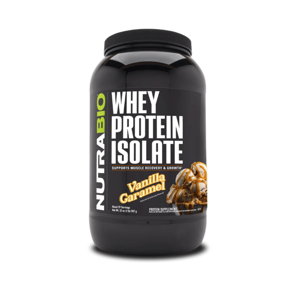 NutraBio 100% Whey Protein Isolate – 2lb
