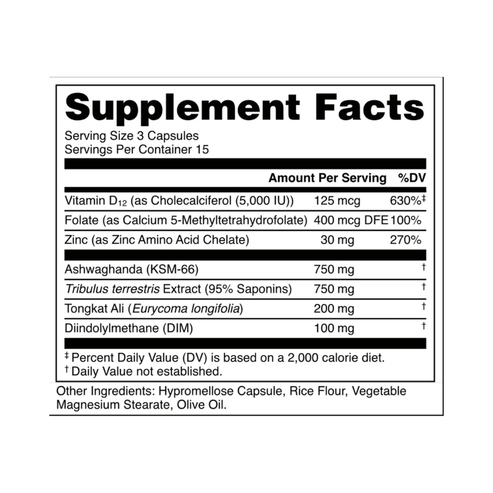 RUT Testosterone Booster (45 count)