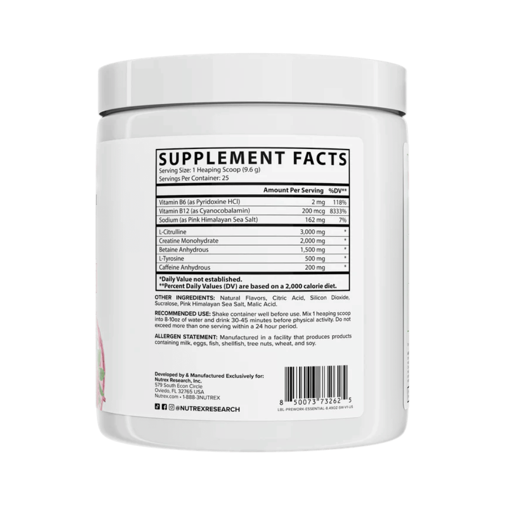 Nutrex Pre-Workout Essentials