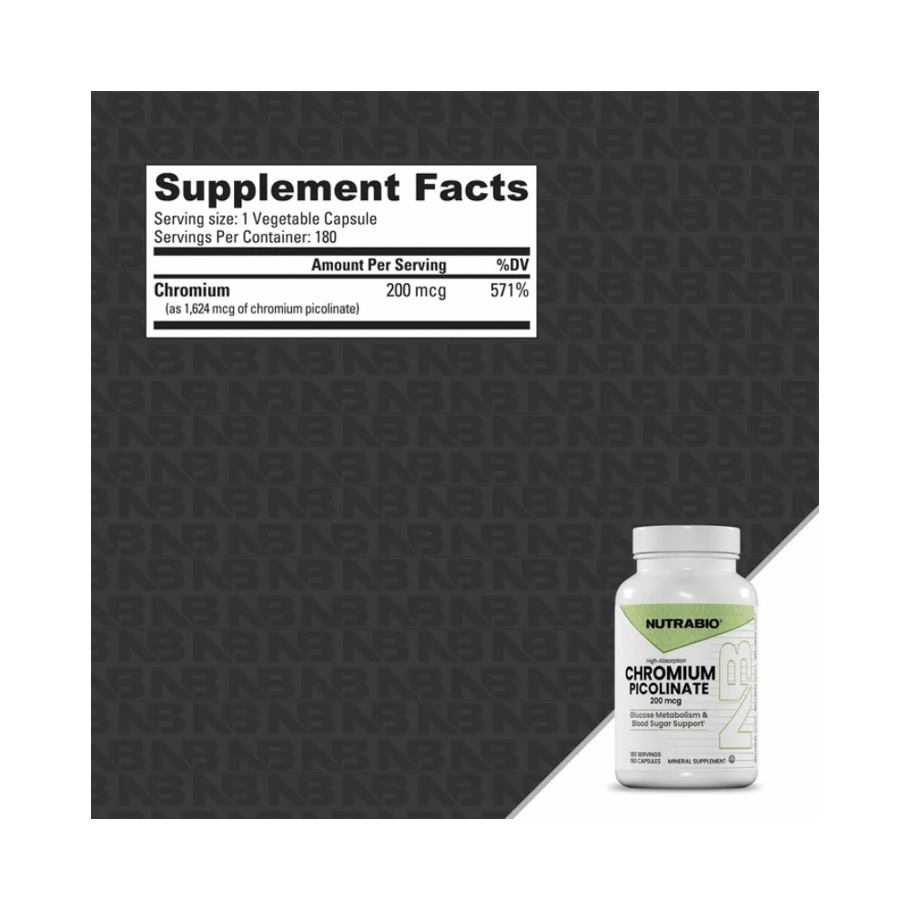 Nutrabio Chromium Picolinate