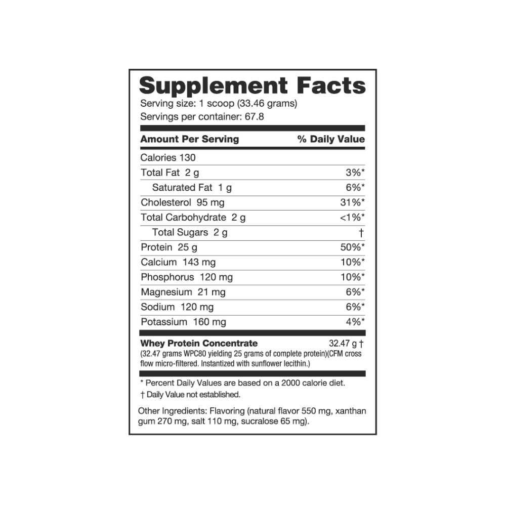 Classic Whey Protein 5lb