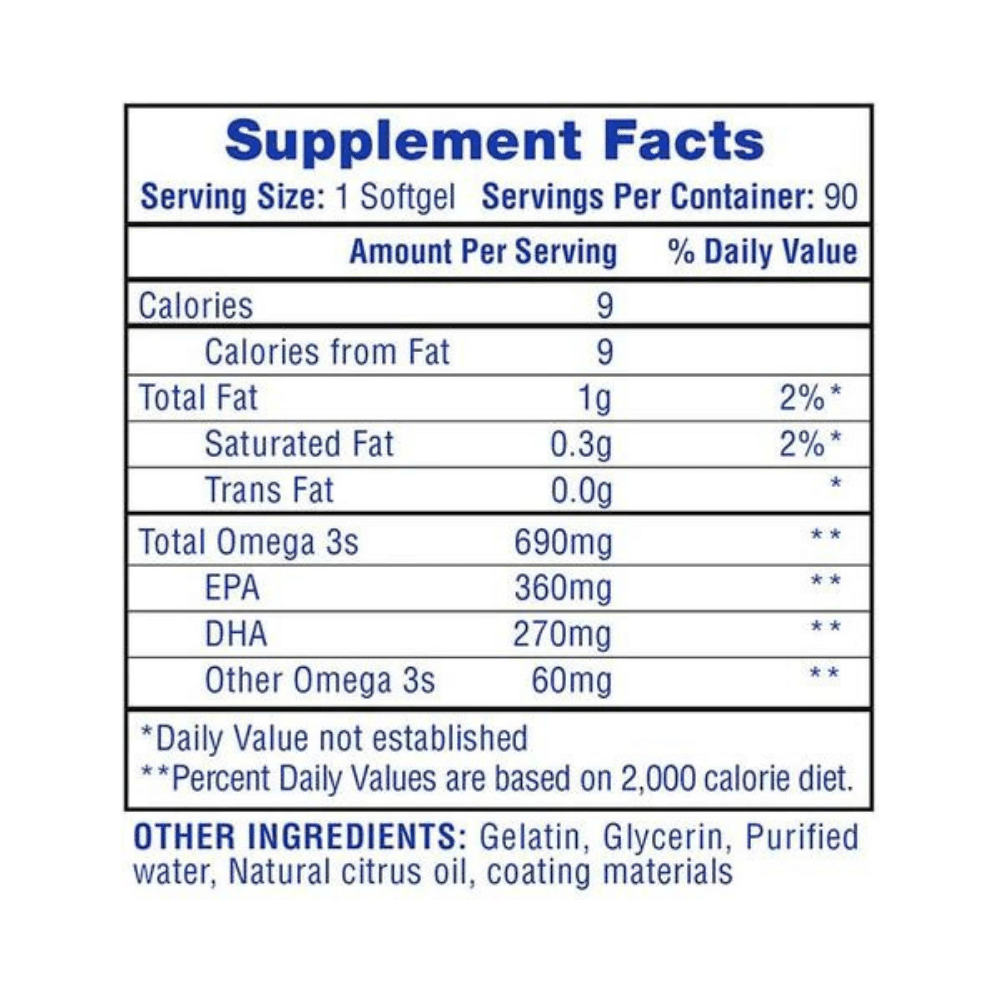 Hi-Tech Fish Oil 90 gels