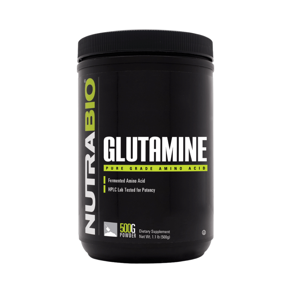 NutraBio Glutamine 500g Powder