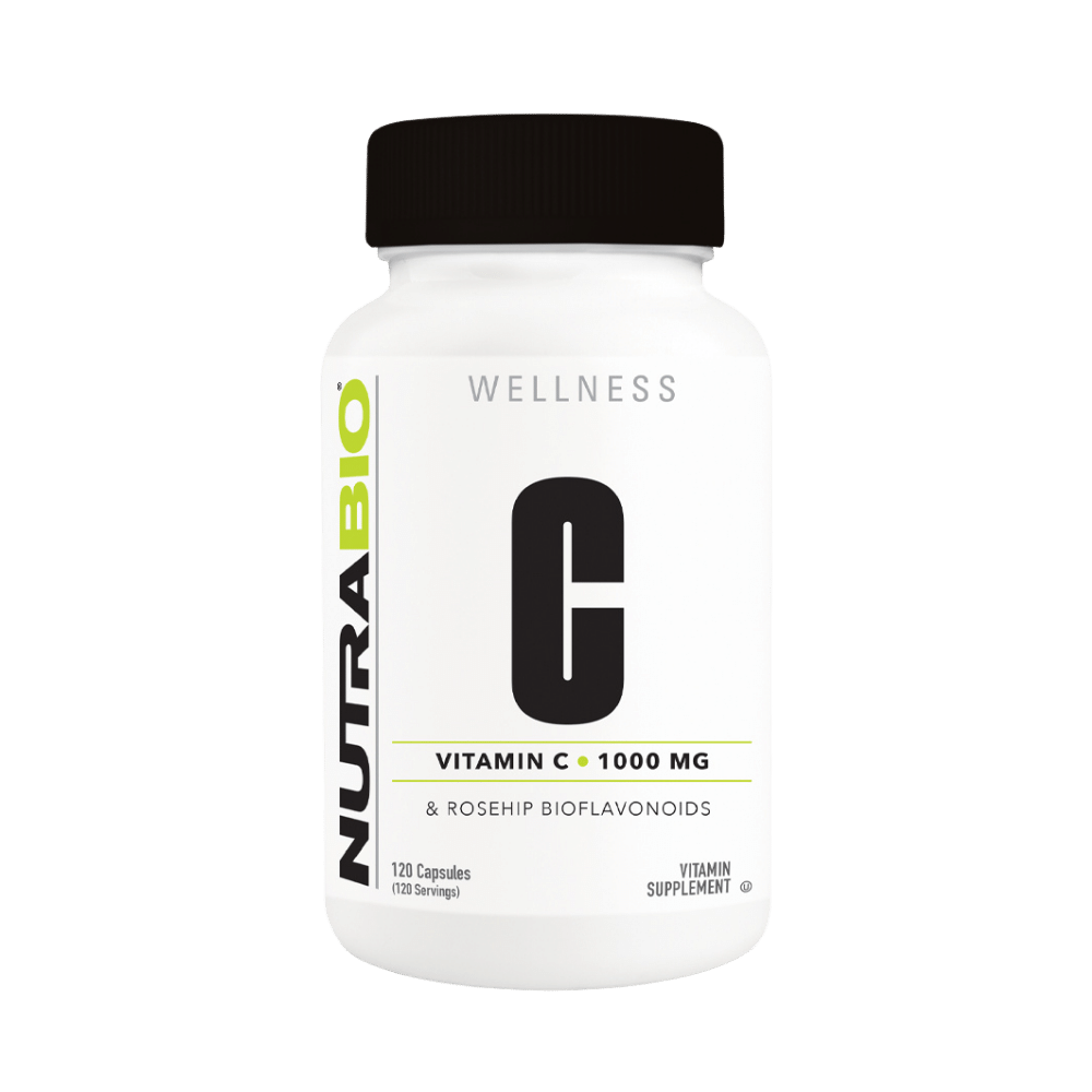 NutraBio Vitamin C 1000mg 120 caps