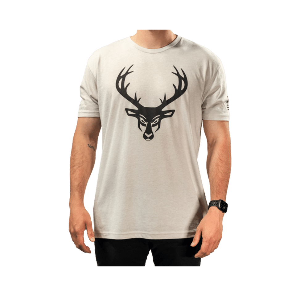 Bucked Up Sand/Black Flag Tee