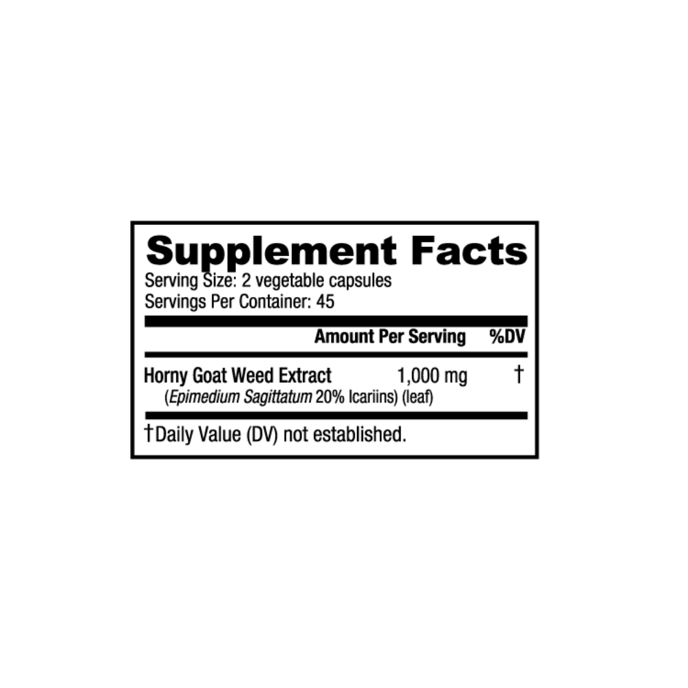 Nutrabio Horny Goat Weed 90