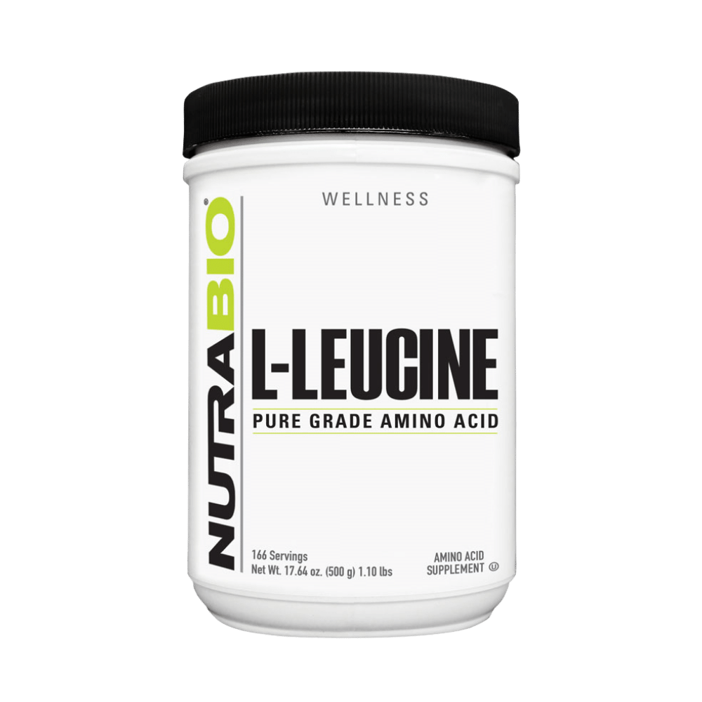NutraBio L-Leucine 500g Powder