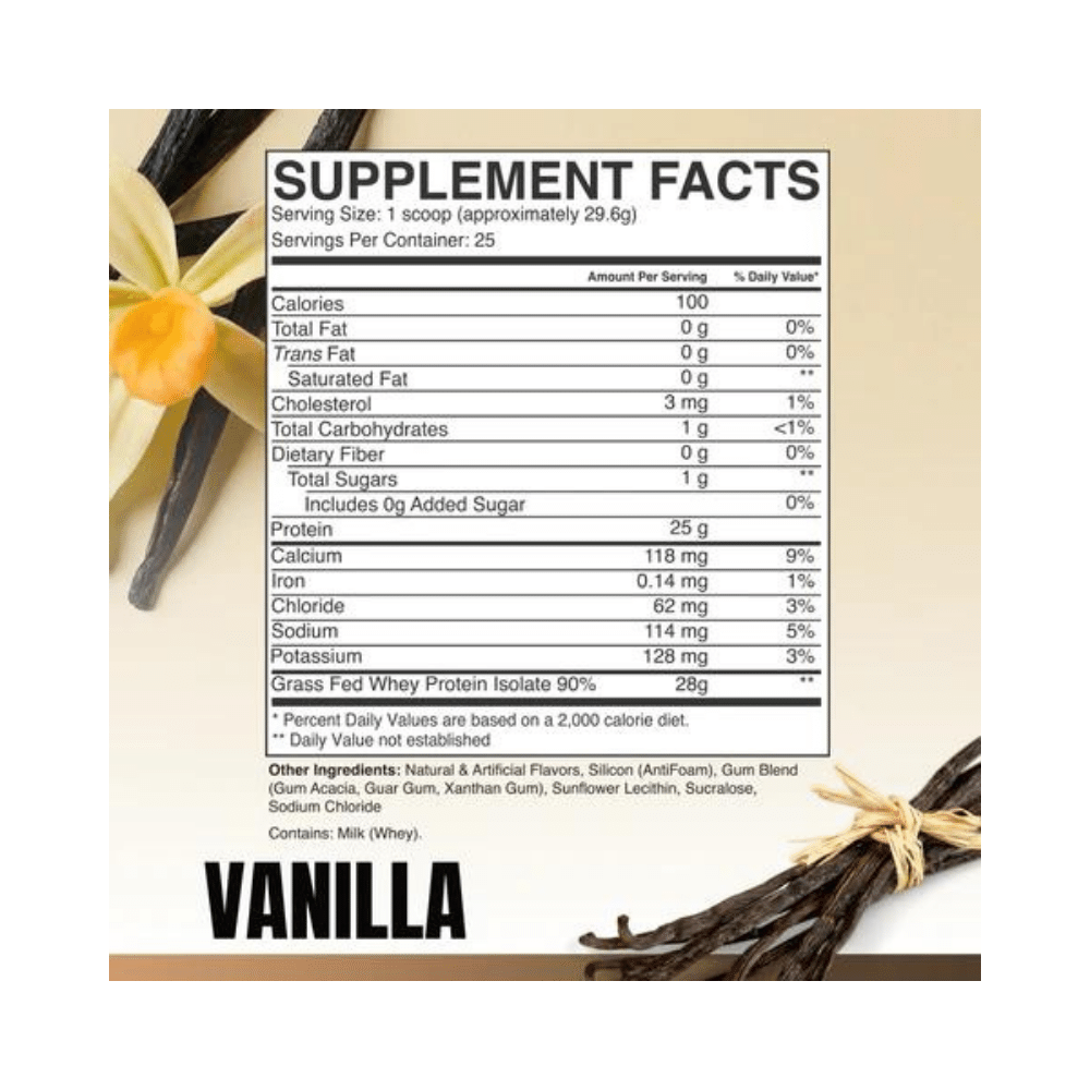 RAW Grass-Fed Whey Isolate