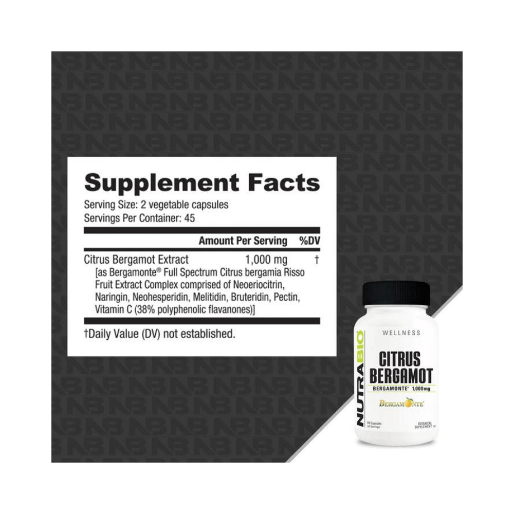 NutraBio Citrus Bergamot
