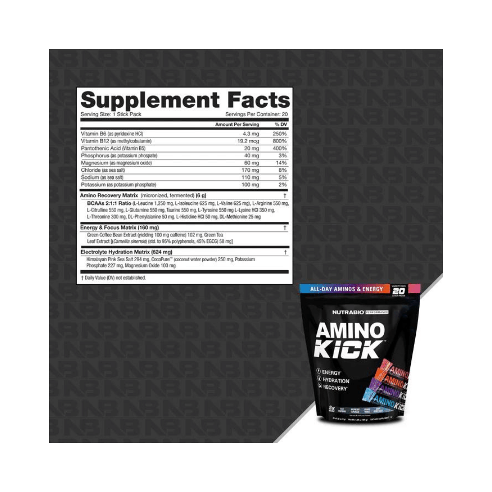 Amino Kick Stick Pack Variety Pack