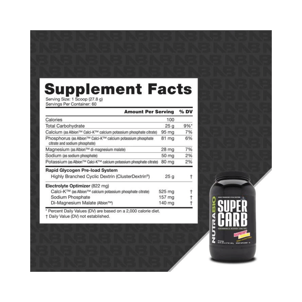 Super Carb 60 Serv