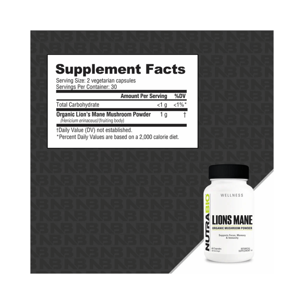 NutraBio Lions Mane