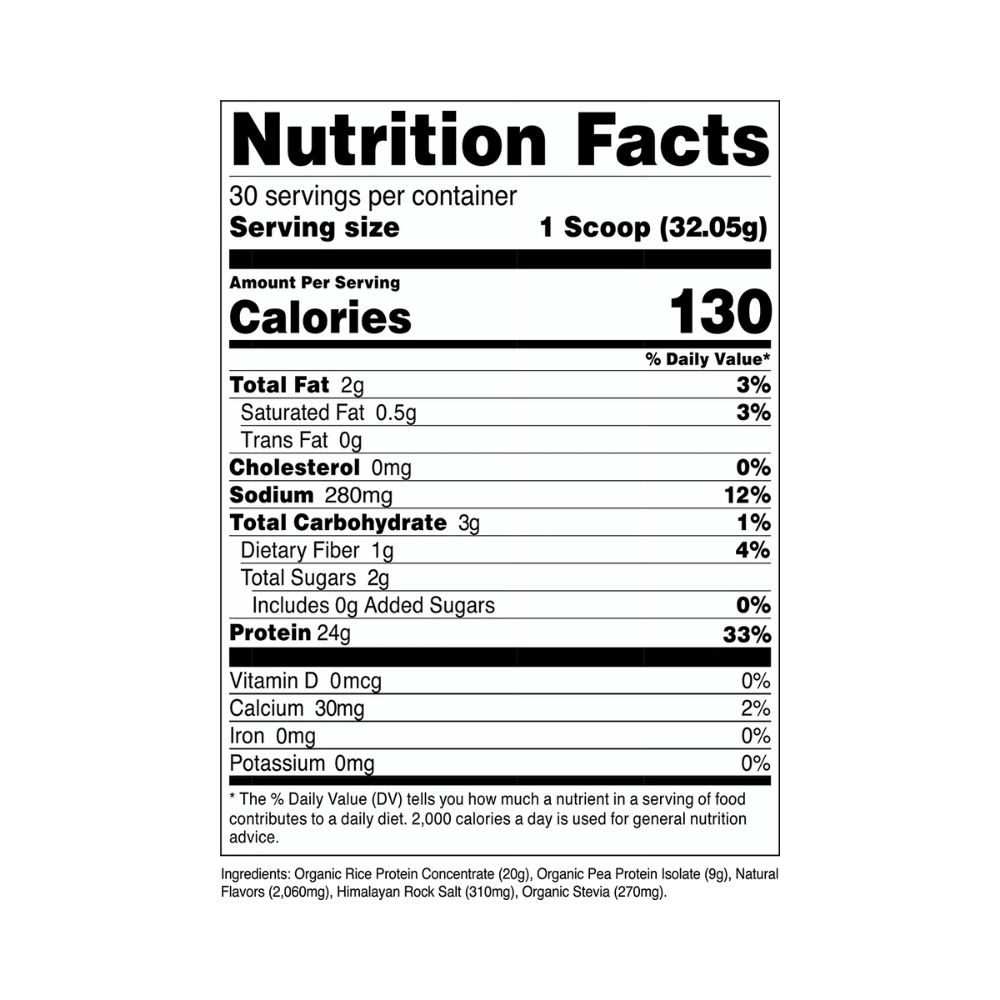 Organic Vegan Plant Protein