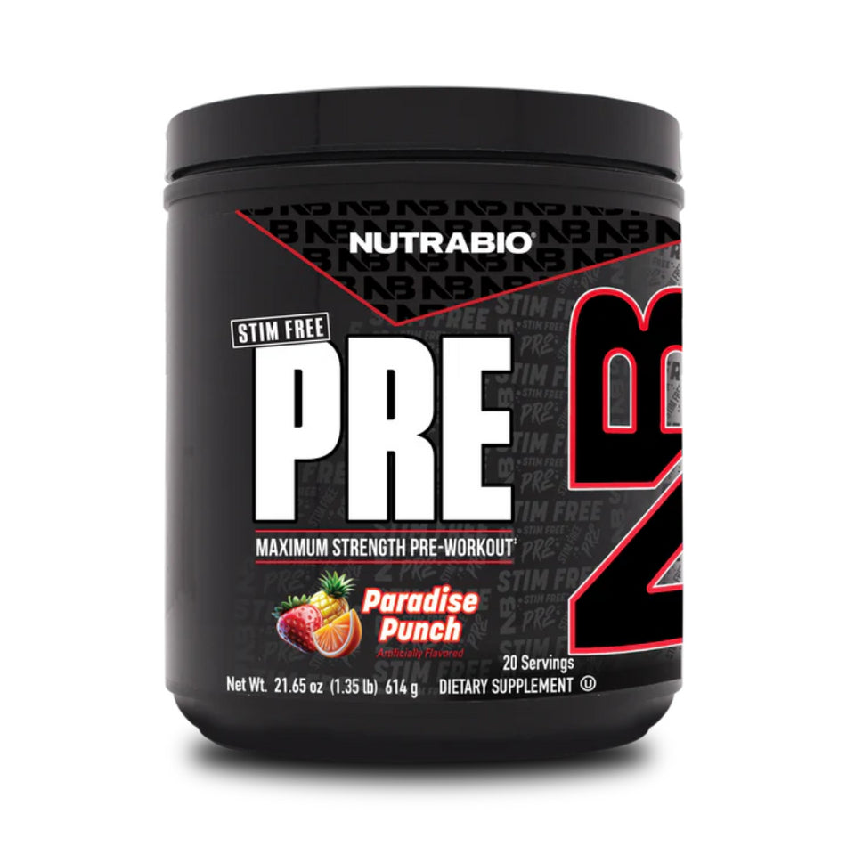 NutraBio Stim Free PRE