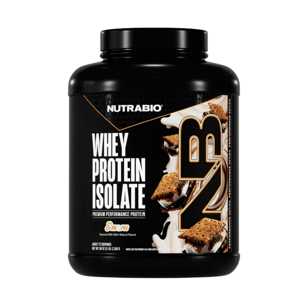 NutraBio 100% Whey Protein Isolate – 5lb