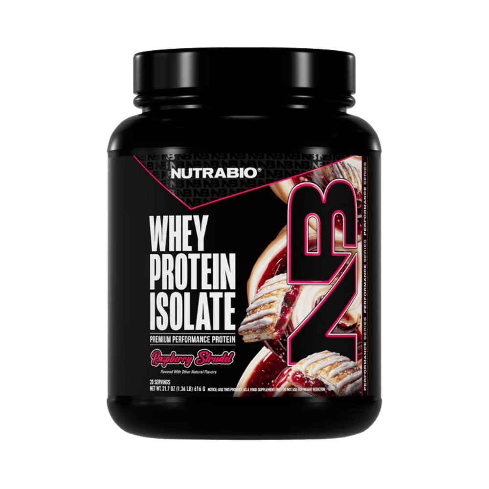NutraBio Whey Protein Isolate | 20 Servings