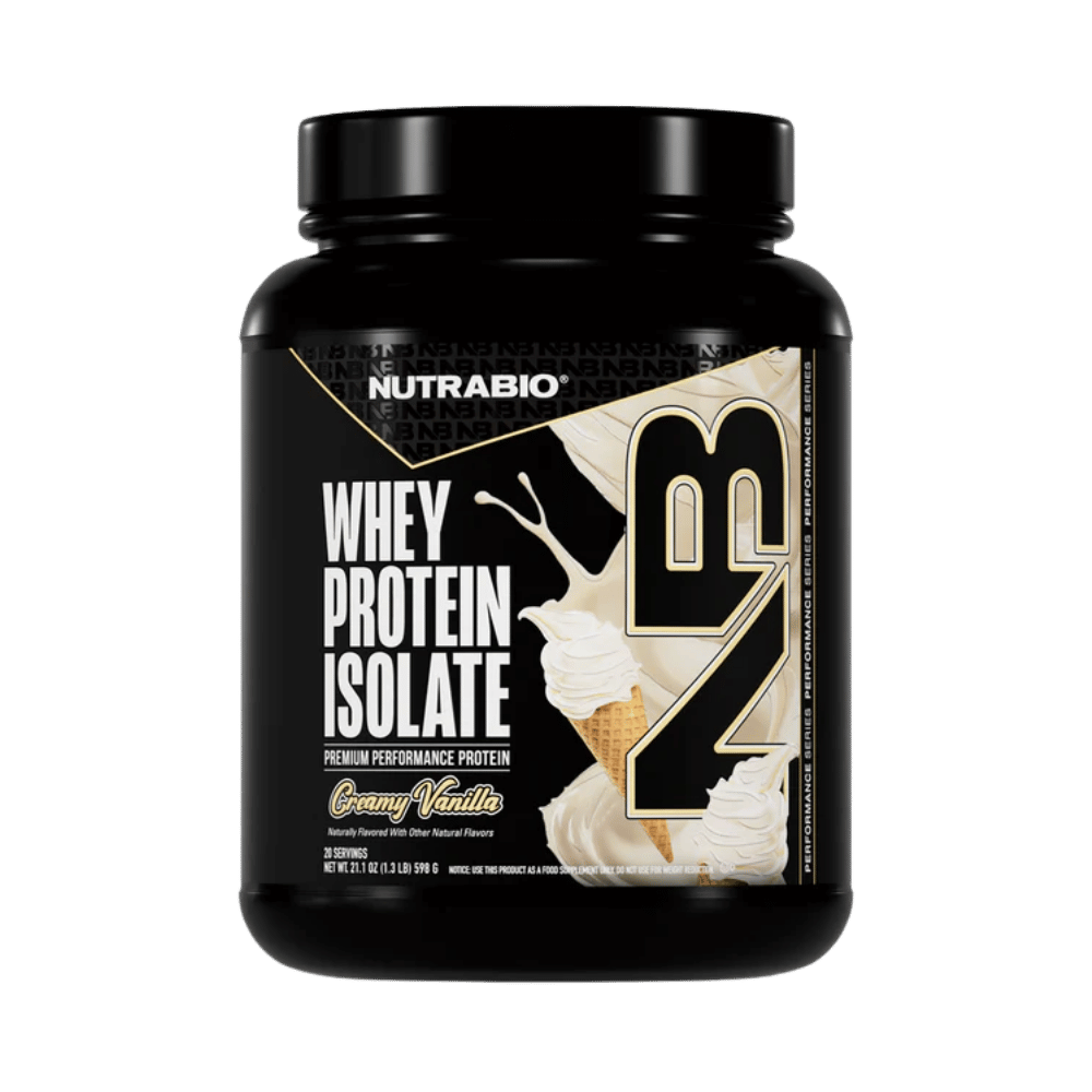 NutraBio Whey Protein Isolate | 20 Servings