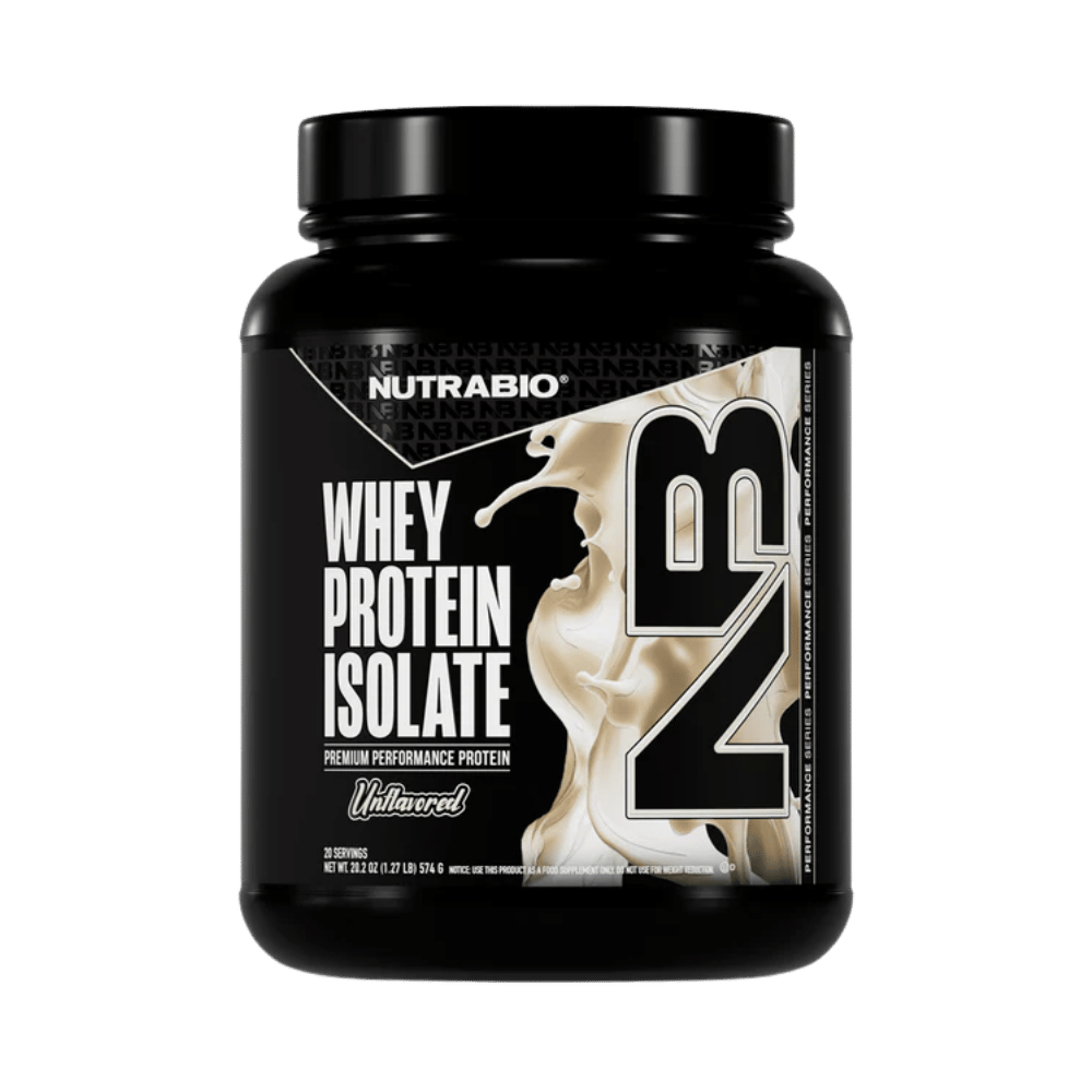 NutraBio Whey Protein Isolate | 20 Servings