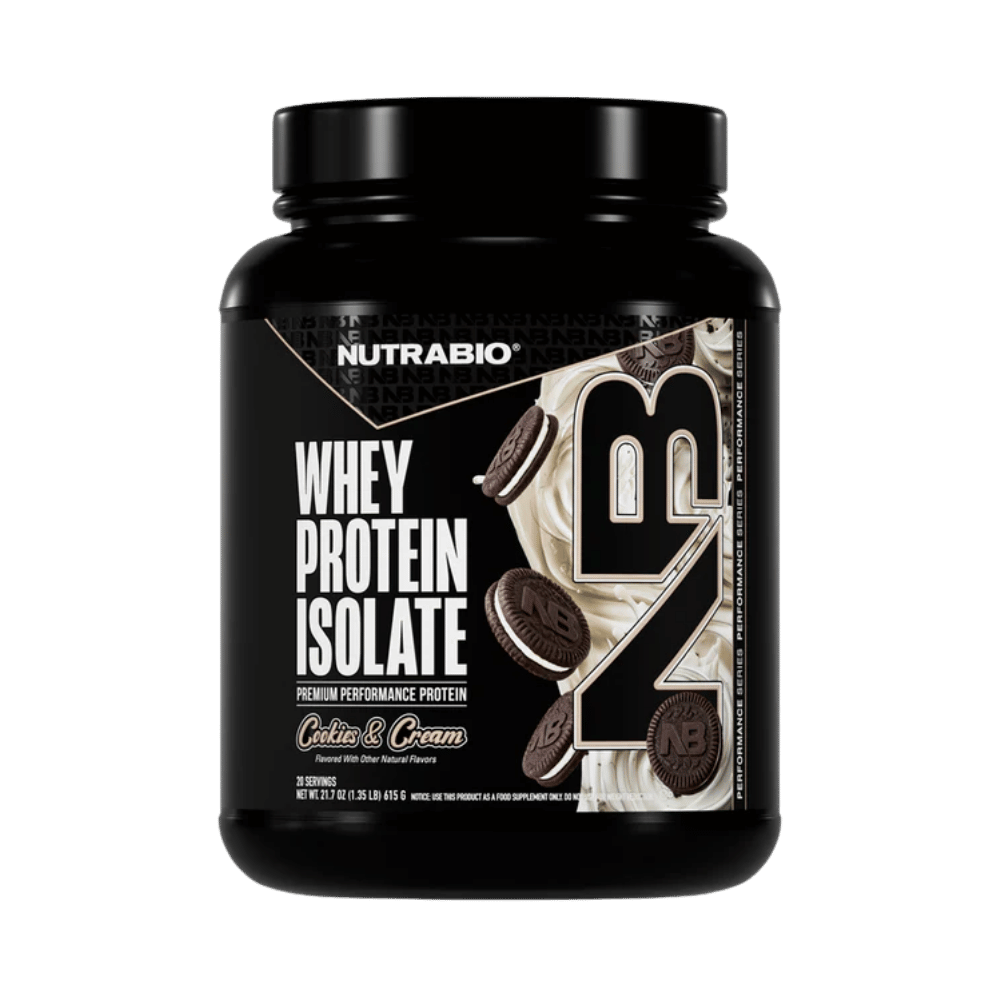 NutraBio Whey Protein Isolate | 20 Servings