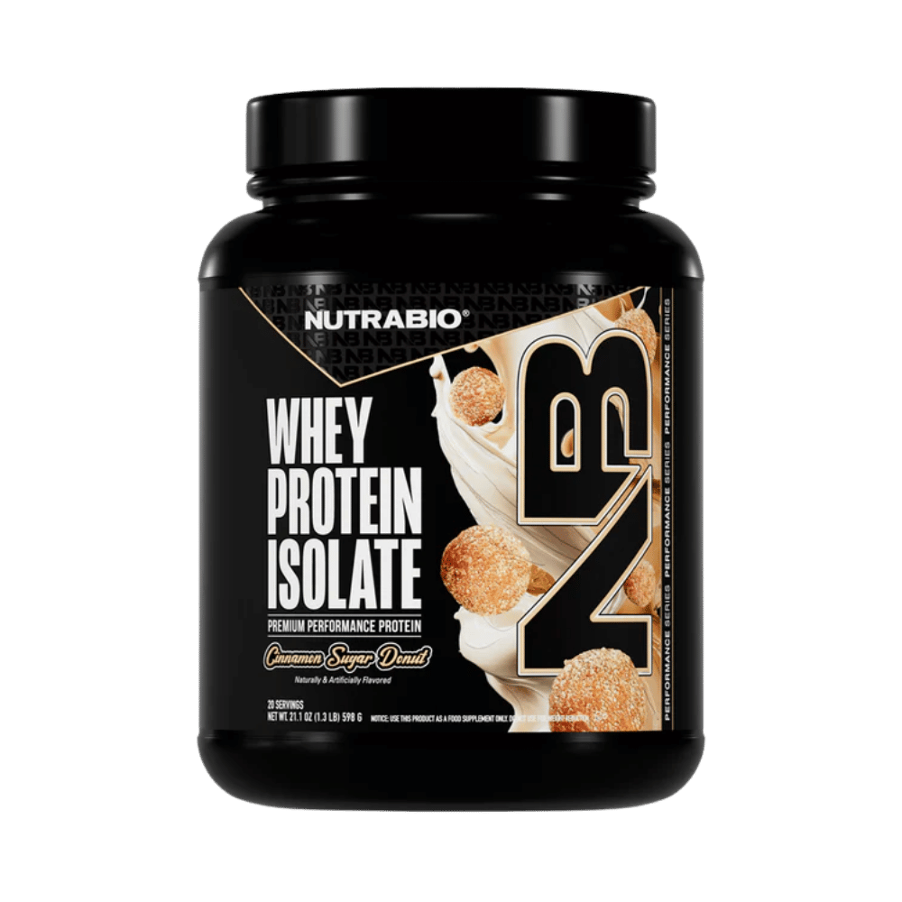 NutraBio Whey Protein Isolate | 20 Servings