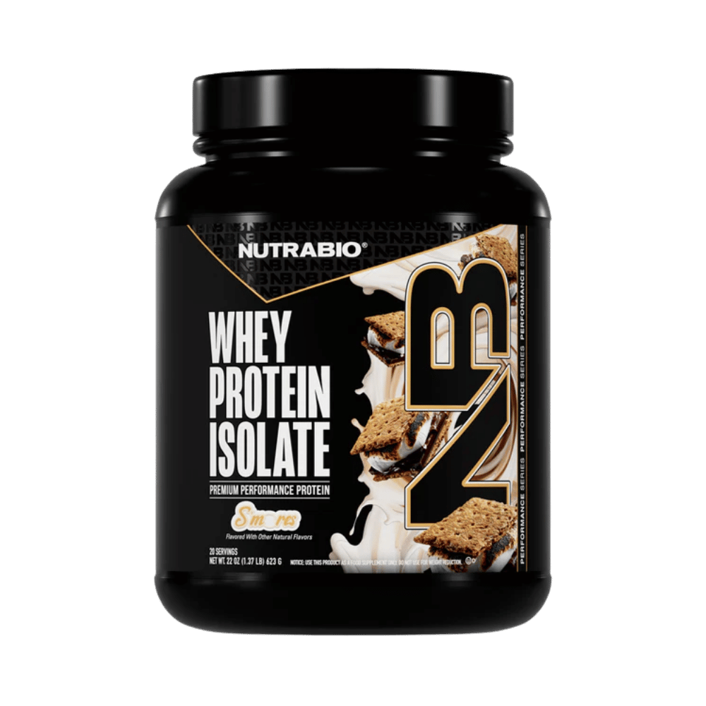 NutraBio Whey Protein Isolate | 20 Servings
