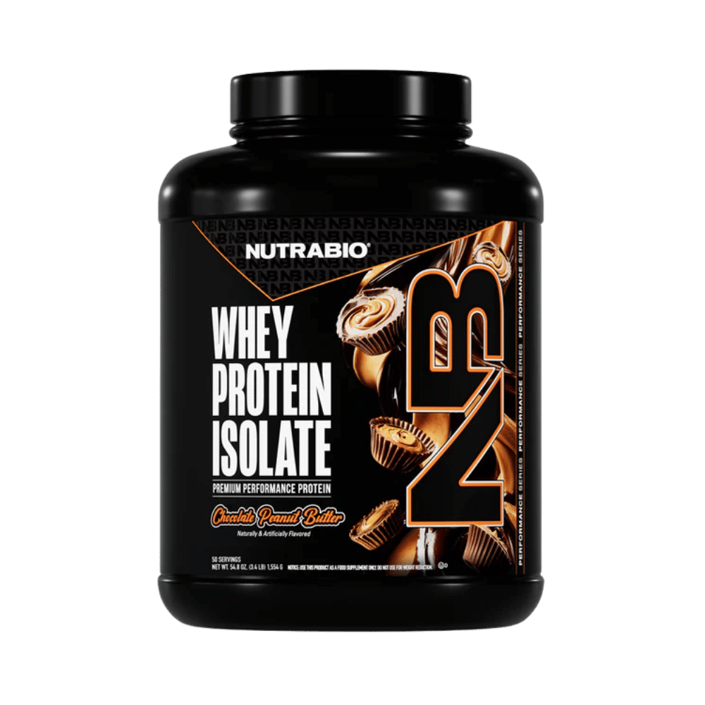 NutraBio Whey Protein Isolate | 50 Servings