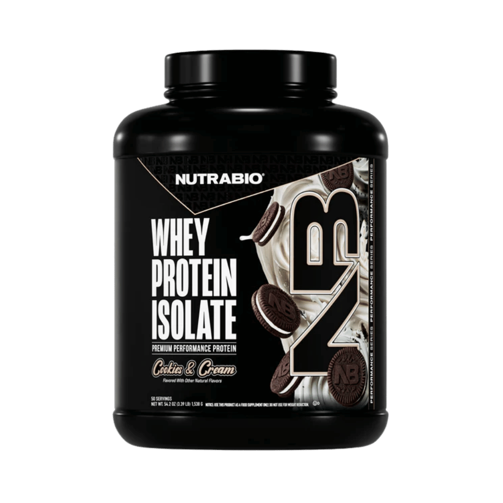 NutraBio Whey Protein Isolate | 50 Servings