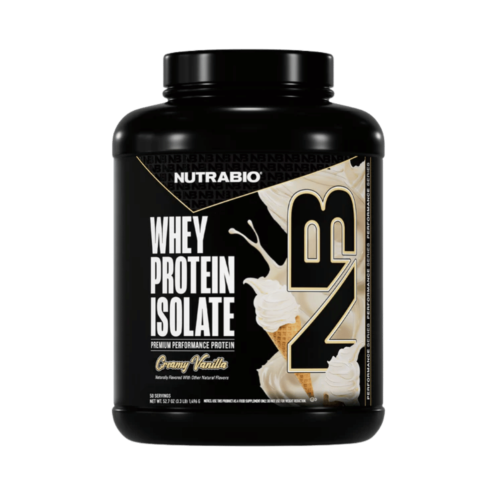 NutraBio Whey Protein Isolate | 50 Servings