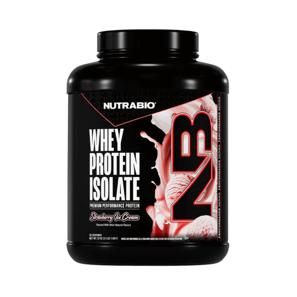 NutraBio Whey Protein Isolate | 50 Servings