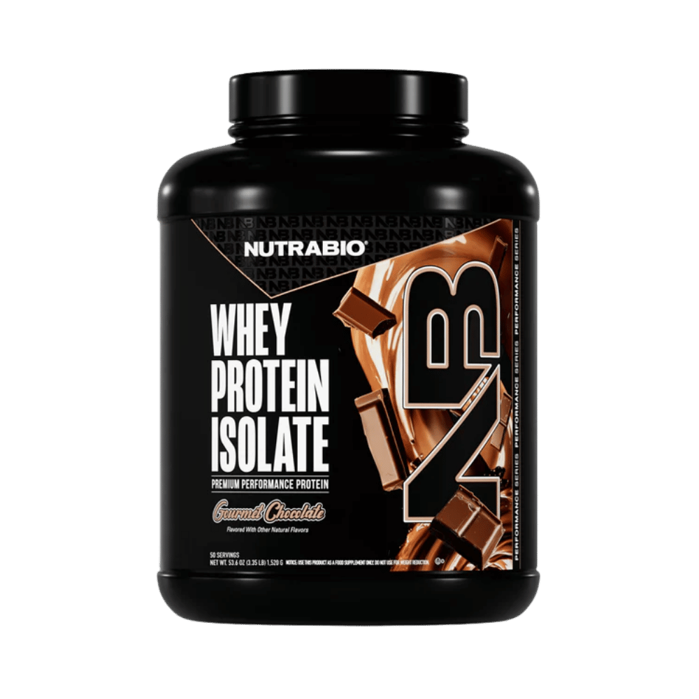 NutraBio Whey Protein Isolate | 50 Servings