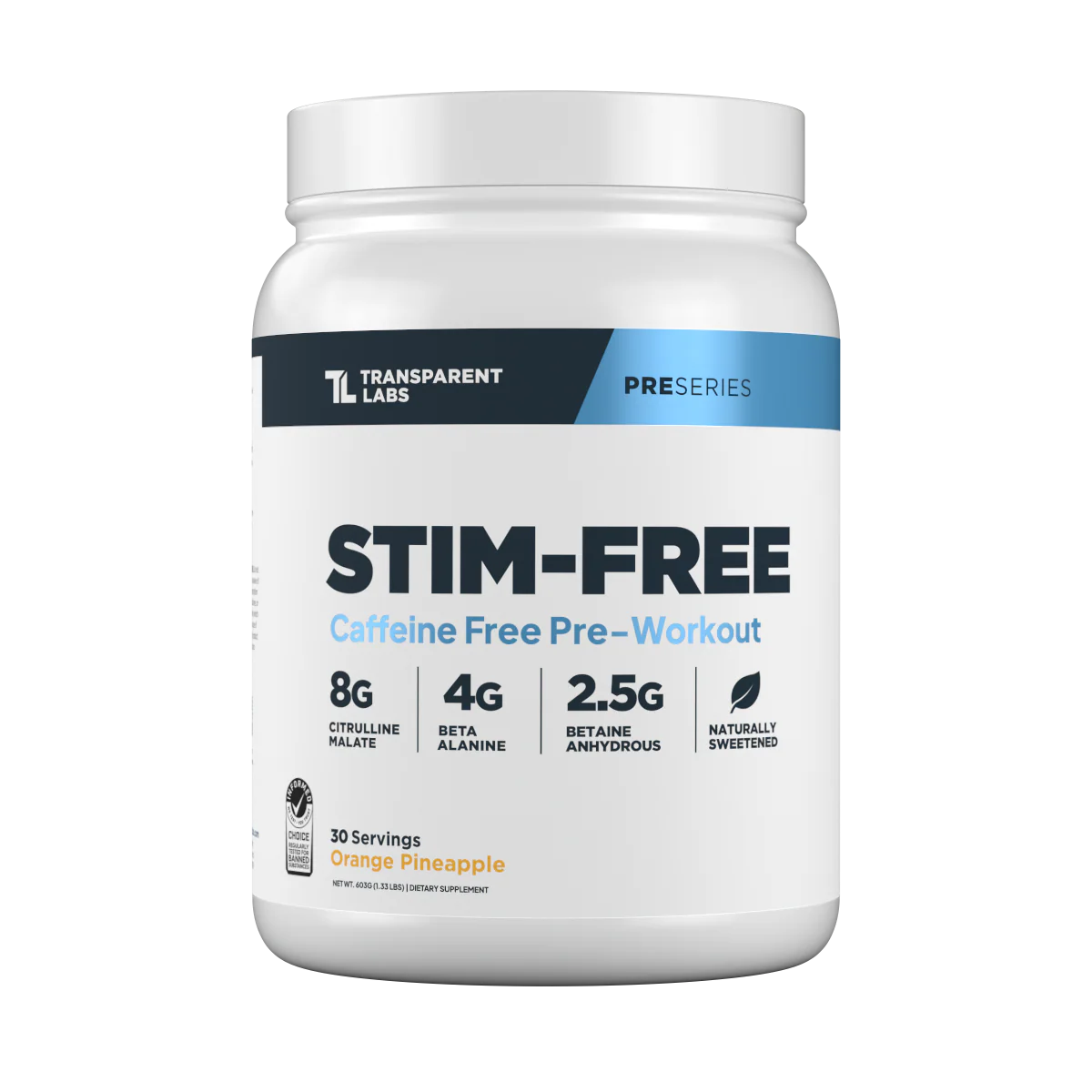 Transparent Stim-Free Pre